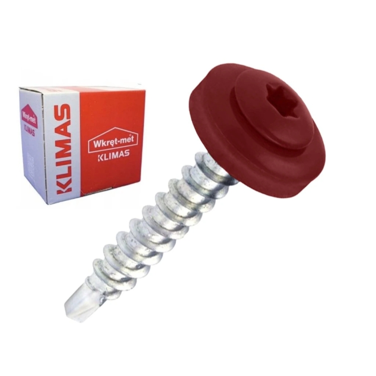 Farmárska skrutka TORX s podl. RAL 3011 4,8X35 (250ks)